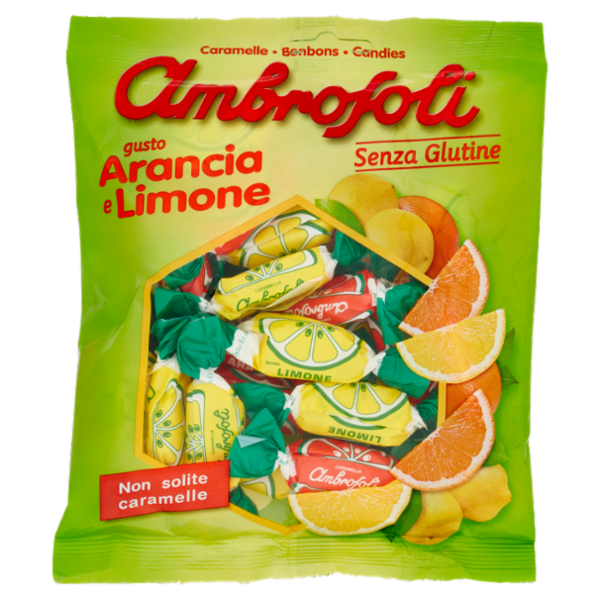 Ambrosoli Caramelle gusto Arancia e Limone 150 g