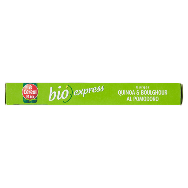 Céréal Bio Burger Quinoa & Boulghour al Pomodoro, Hamburger Vegano, biologico - 2 x 100 g