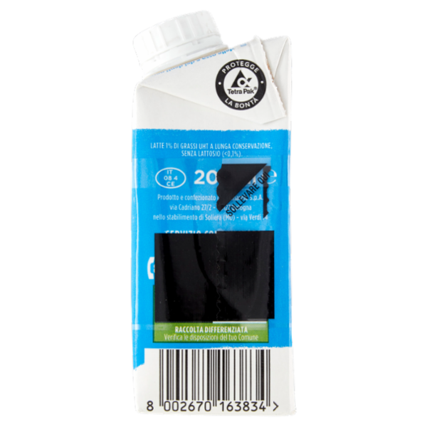 Accadì Benessere Senza Lattosio 1% di Grassi 3 x 200 ml