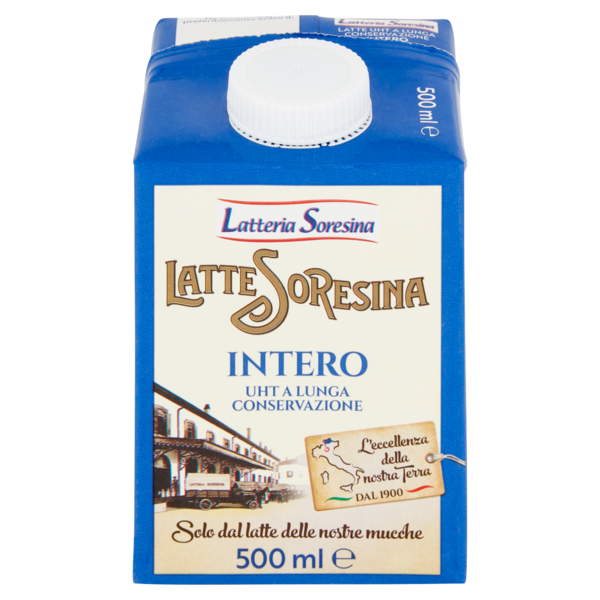 Latteria Soresina Latte Soresina Intero UHT a Lunga Conservazione 500 ml