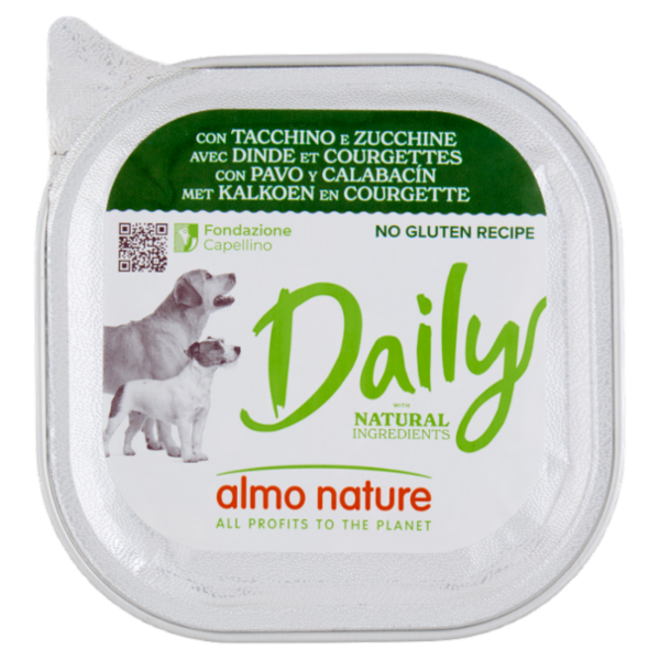 almo nature Daily Adult Dog con Tacchino e Zucchine 100 g