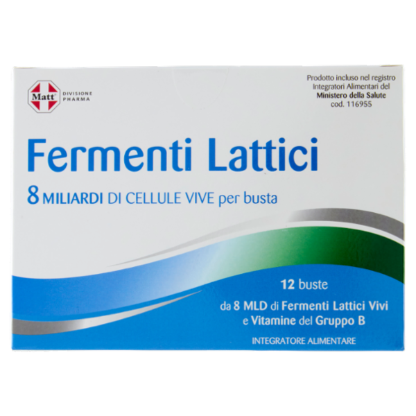Matt Divisione Pharma Fermenti Lattici 12 buste 30 g