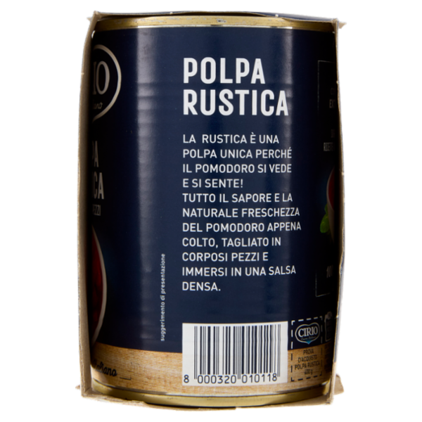 Cirio la Polpa Rustica 2 x 400 g