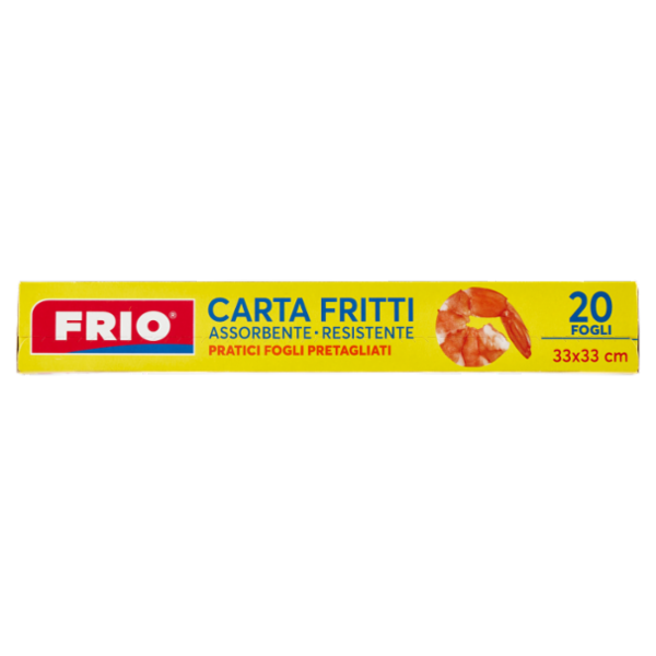 Frio Carta Fritti 20 Fogli 33x33 cm