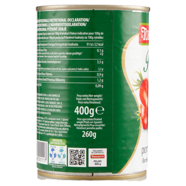 la Torrente Pelati pomodori interi 400 g