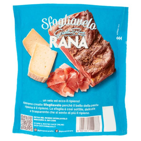 Giovanni Rana Sfogliavelo Speck e Formaggio Tirolese 250 g