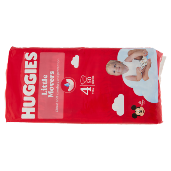Huggies ultra comfort Pannolini 4 7-18 Kg 50 pz