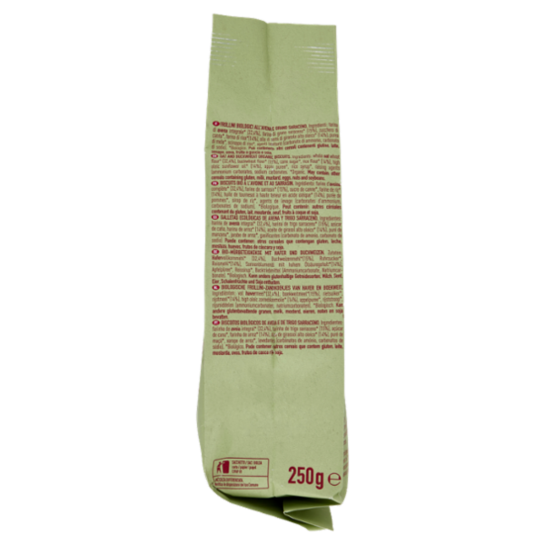 alce nero Frollini Avena e Grano Saraceno 250 g