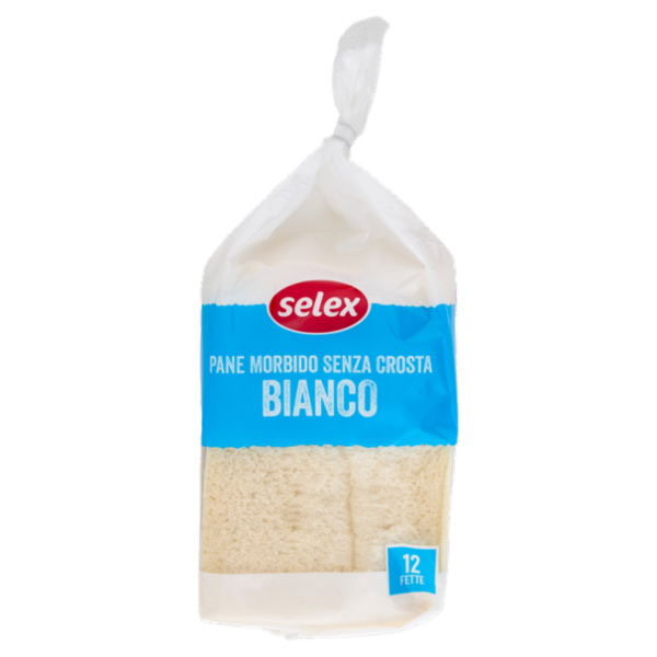 Selex Pan Soffice Morbido Senza Crosta 400g