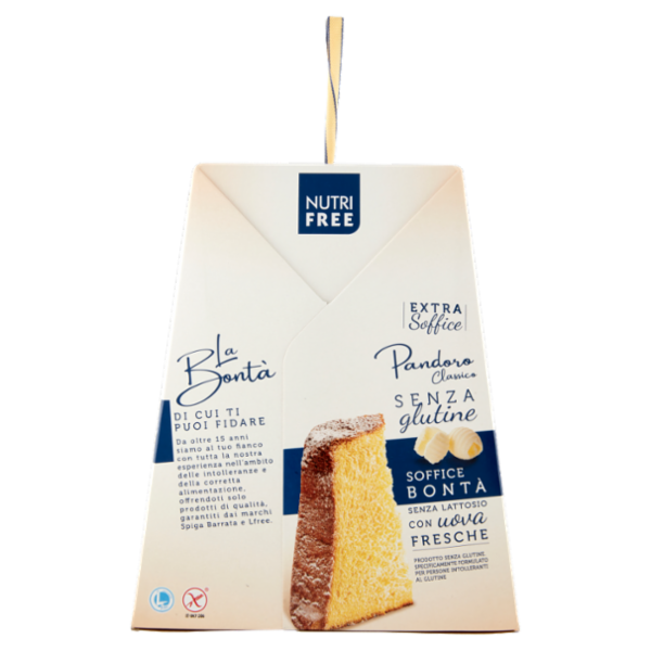 Nutrifree Pandoro Classico Senza Glutine Senza Lattosio 600 g