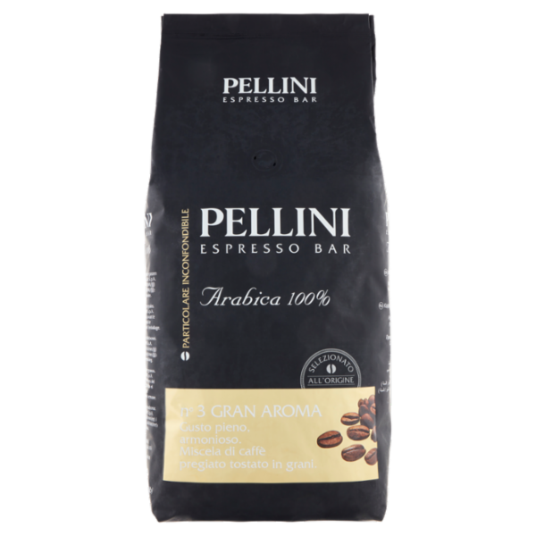 Pellini Espresso Bar Arabica 100% n° 3 Gran Aroma 1000 g