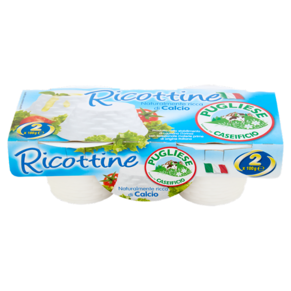 Caseificio Pugliese Ricottine 2 x 100 g