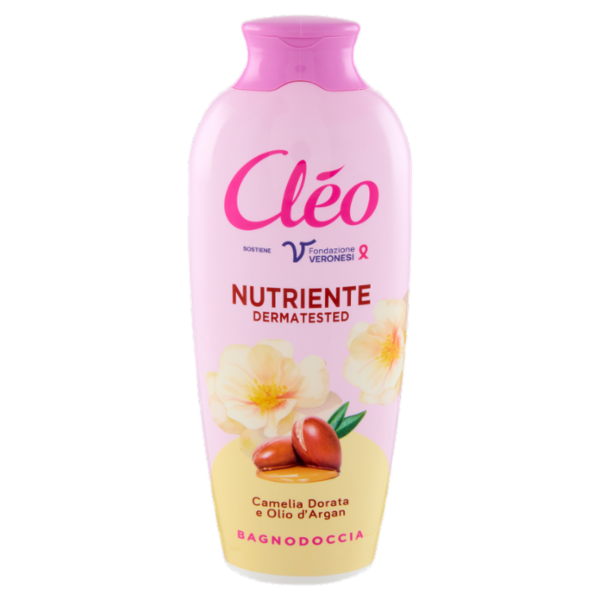 Cléo Nutriente Bagnodoccia Camelia Dorata e Olio d'Argan 750 ml