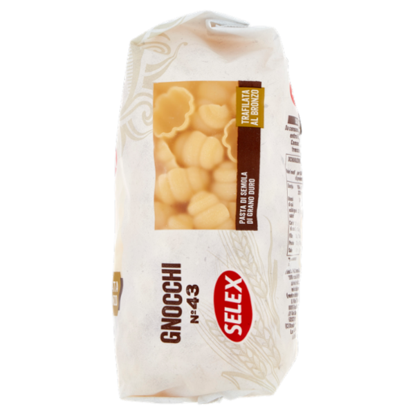 Selex Pasta di Semola Trafilata al Bronzo Gnocchi 500 g