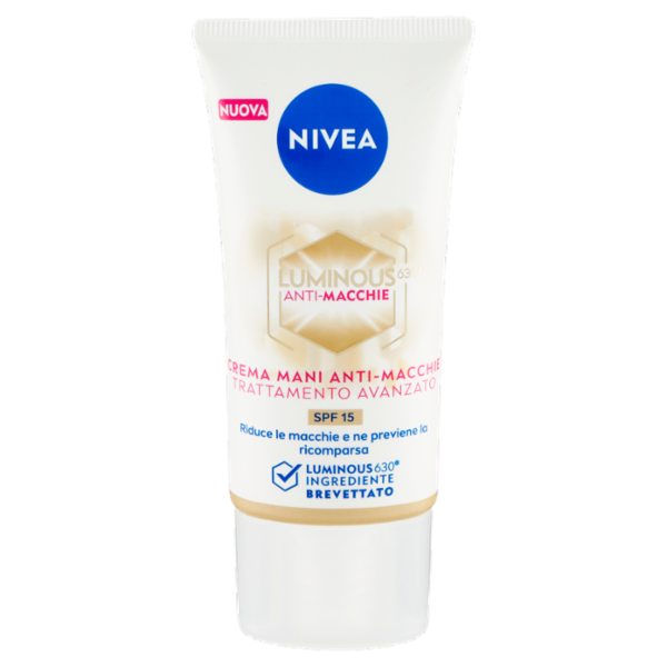 Nivea Luminous630 Anti-Macchie Crema Mani Anti-Macchie Trattamento Avanzato SPF 15 50 ml