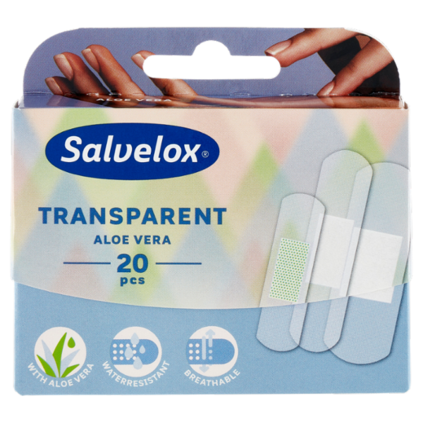 Salvelox Transparent Aloe Vera 20 pz