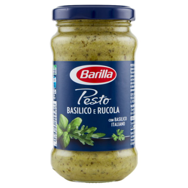 Barilla Pesto Basilico e Rucola Condimento e Sugo per Pasta 190 g