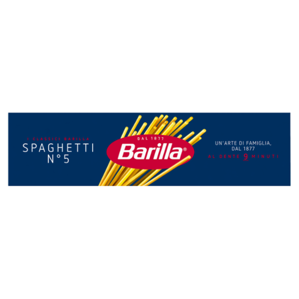 Barilla Pasta Spaghetti n.5 100% Grano Italiano 500g