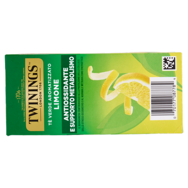 Twinings Tè Verde Aromatizzato Limone 25 x 2 g