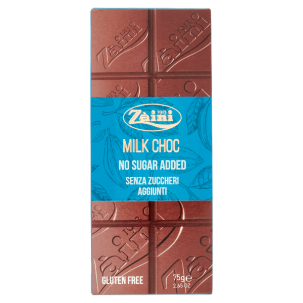 Zàini Milk Choc Senza Zuccheri Aggiunti 75 g