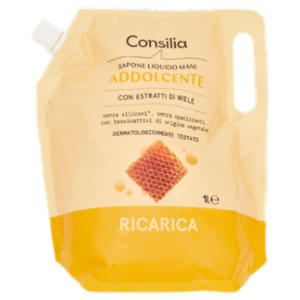 Consilia Sapone Liquido Mani Addolcente Con Miele Ricarica 1 L