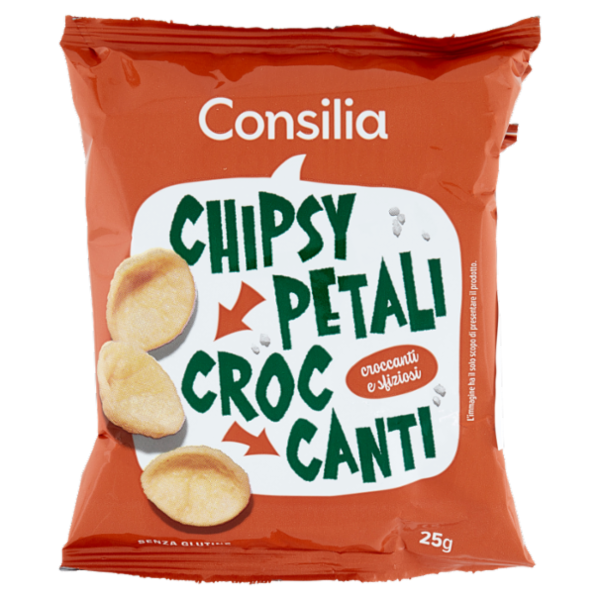 Consilia Saper Scegliere Chipsy Petali Croccanti (senza olio di palma) 6 x 25 g