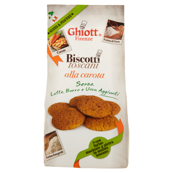 Ghiott Firenze Gusto & Piacere Biscotti toscani alla carota 300 g