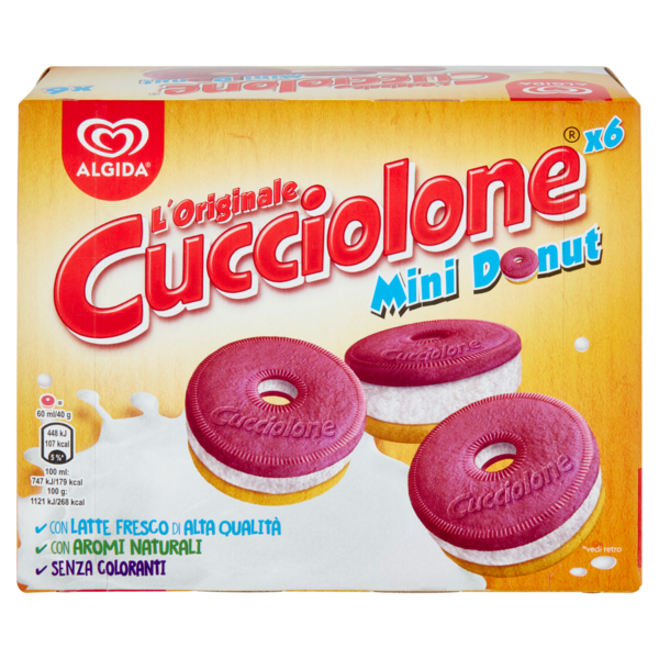 Algida Cucciolone Mini Donut 6 x 40 g