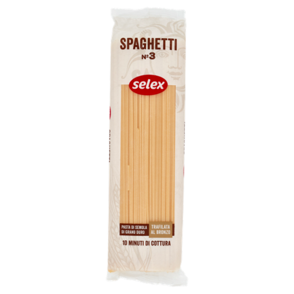 Selex Pasta di Semola Trafilata al Bronzo Spaghetti 500 g