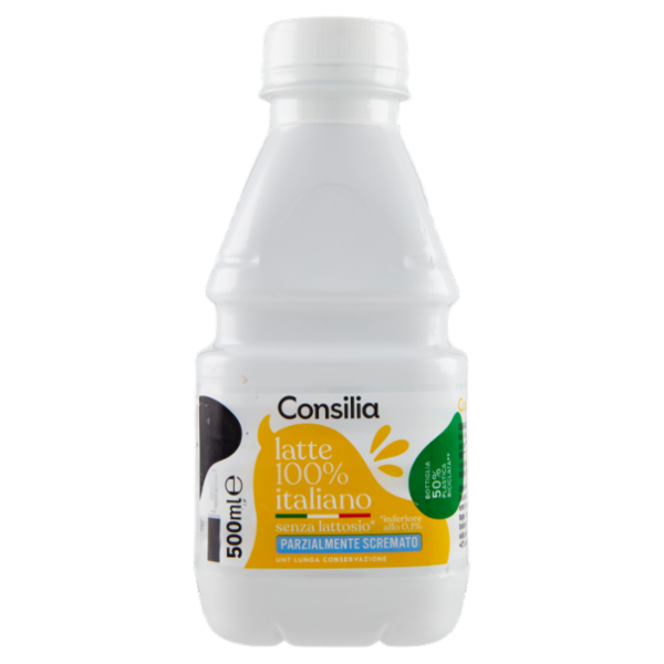 Consilia Latte Uht Parzialmente Scremato Alta Digeribilità senza Lattosio 500 ml