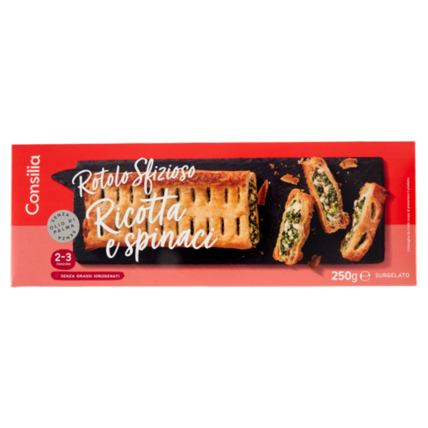 Consilia Rotolo Sfizioso Ricotta e Spinaci Surgelato 250 g
