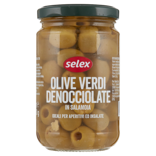 Selex Olive Verdi Denocciolate in Salamoia 300 g