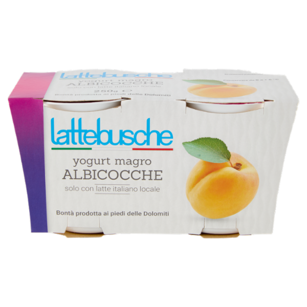 lattebusche yogurt magro Albicocche 2 x 125 g