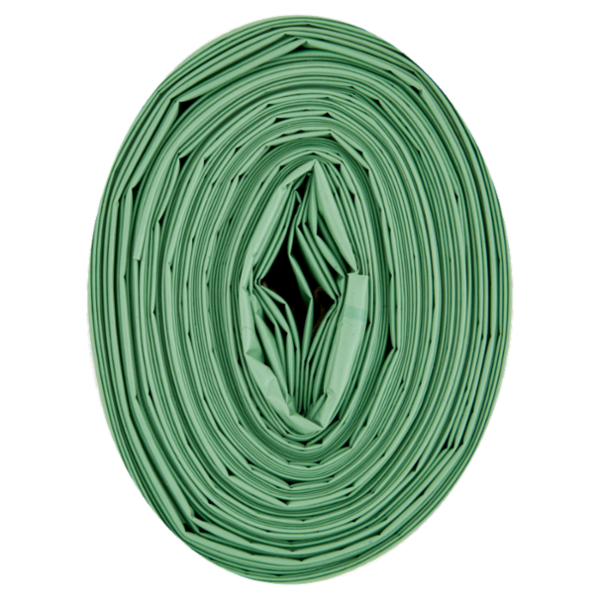 Domopak Spazzy Sacco Verde 100% Riciclato da Post-Consumo con Manici 110 lt 70x120 cm 10 pz