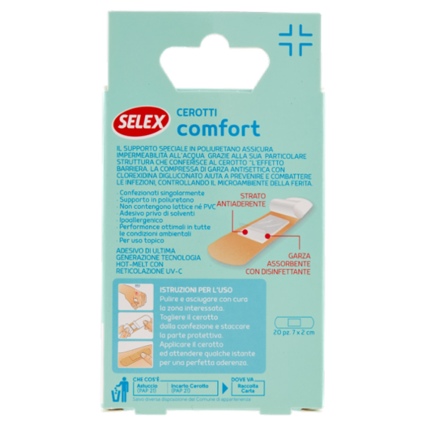 Selex Cerotti Premium Monoformato 7x2 cm 20 pezzi