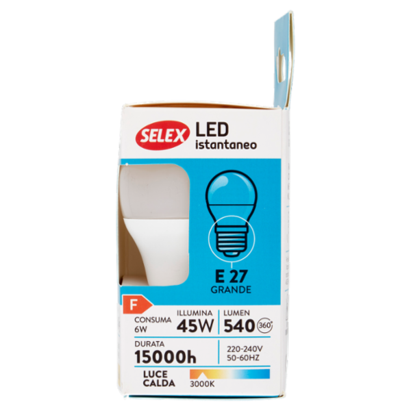 Selex Lampadina Led SMD Minisfera E27 6W