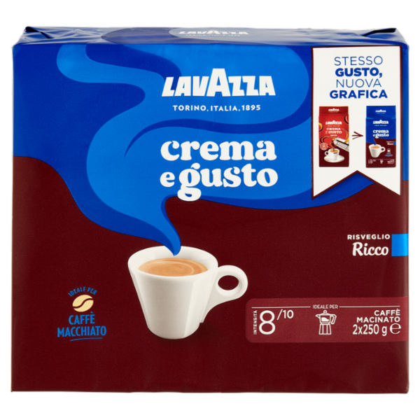 Lavazza crema e gusto Caffè Macinato 2 x 250 g