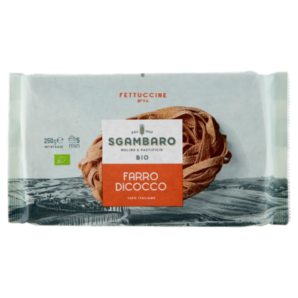 Sgambaro Bio Farro Dicocco Fettuccine N° 74 250 g