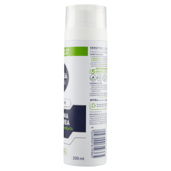 Nivea Men Sensitive Schiuma da Barba 200 ml
