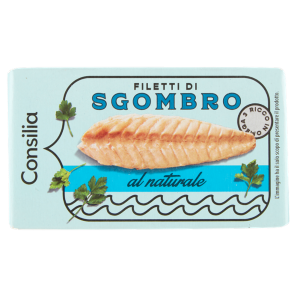 Consilia Filetti di Sgombro al Naturale 125 g