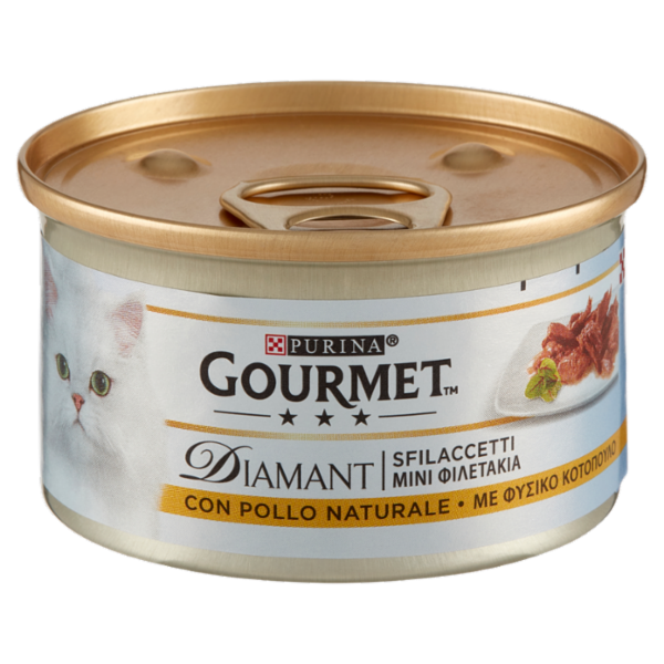 PURINA GOURMET Diamant Sfilaccetti con Pollo Naturale 85 g
