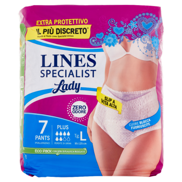 Lines Specialist Lady Pants Plus Tg.L 7 pz