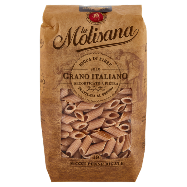 La Molisana integrale 19 Mezze Penne Rigate 500 g