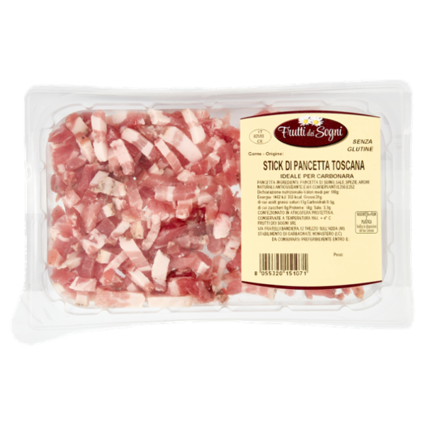 Frutti dei Sogni Stick di Pancetta Toscana 0,100 kg