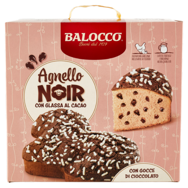 Balocco Agnello Noir con Glassa al Cacao 750 g