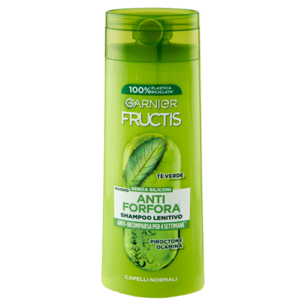 Garnier Fructis Shampoo Antiforfora lenitivo per capelli normali, 250 ml