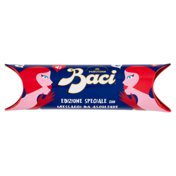 BACI PERUGINA Cioccolatini Fondenti ripieni al Gianduia Tubo Design 37,5 g