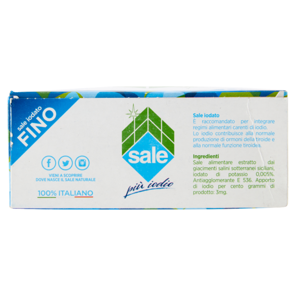 Italkali sale iodato Fino sale più iodio 1000 g