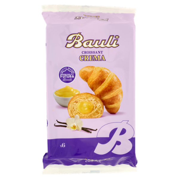 Bauli Croissant Classico Crema 6 x 50 g