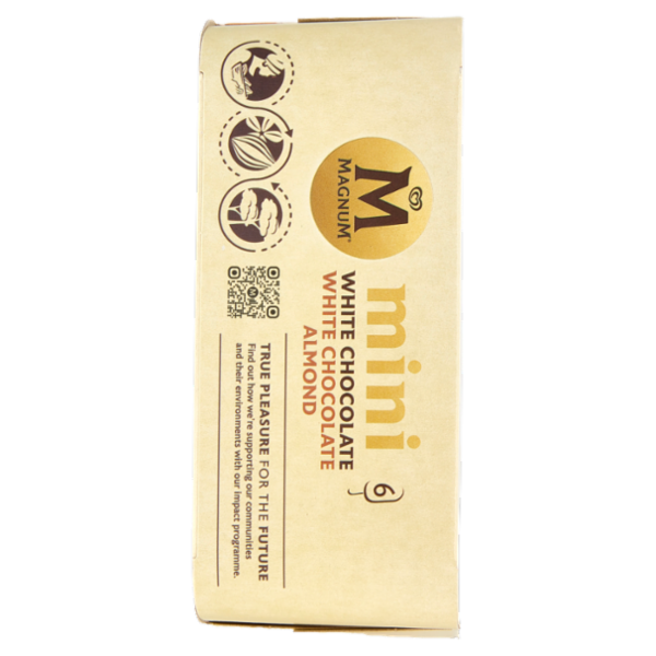 Magnum mini White Chocolate White Chocolate Almond 6 gelati 267 g